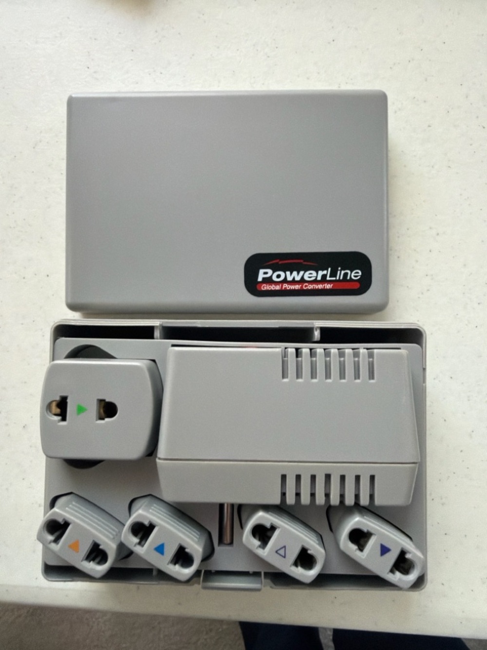Gray Global Power Converter Travel Adapter